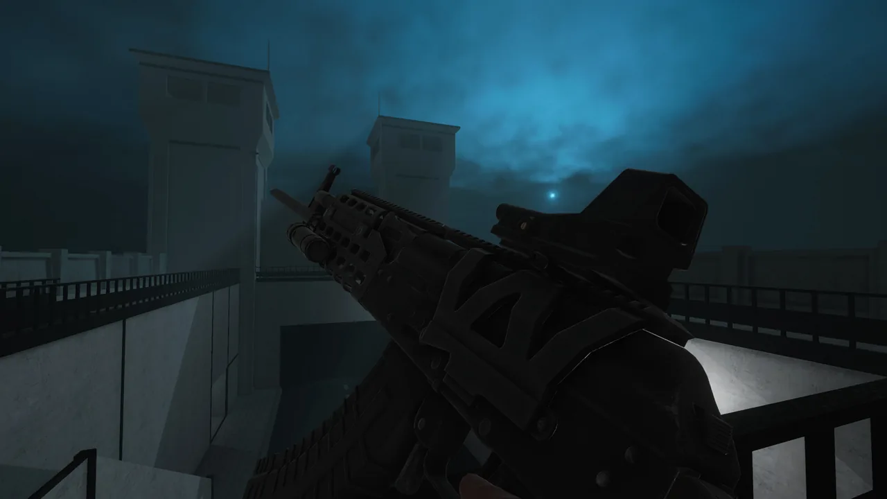 SCP: Secret Laboratory: the surface zone at night