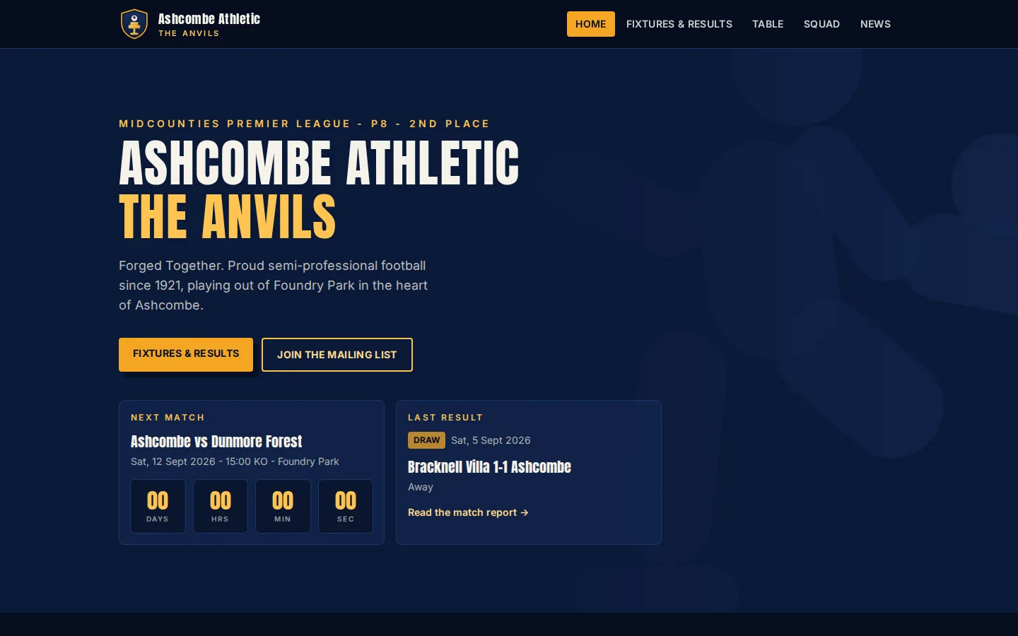 Ashcombe Athletic: półprofesjonalny klub piłkarski