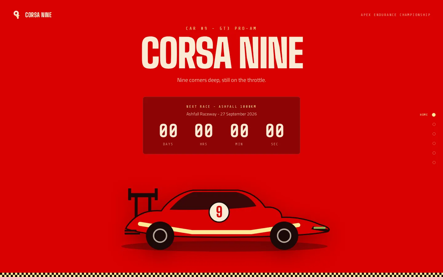 Corsa Nine Racing: zespół wyścigów długodystansowych