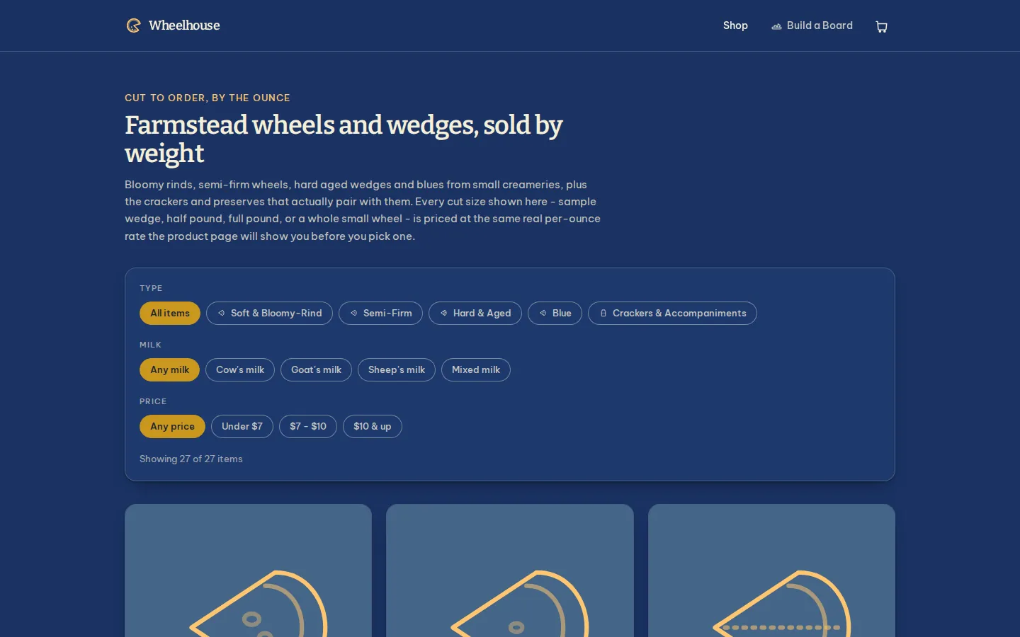 Wheelhouse Cheese Co.: sery rzemieślnicze