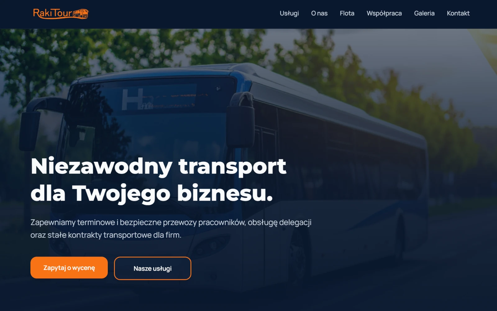 Startseite - Überblick über die Transportleistungen