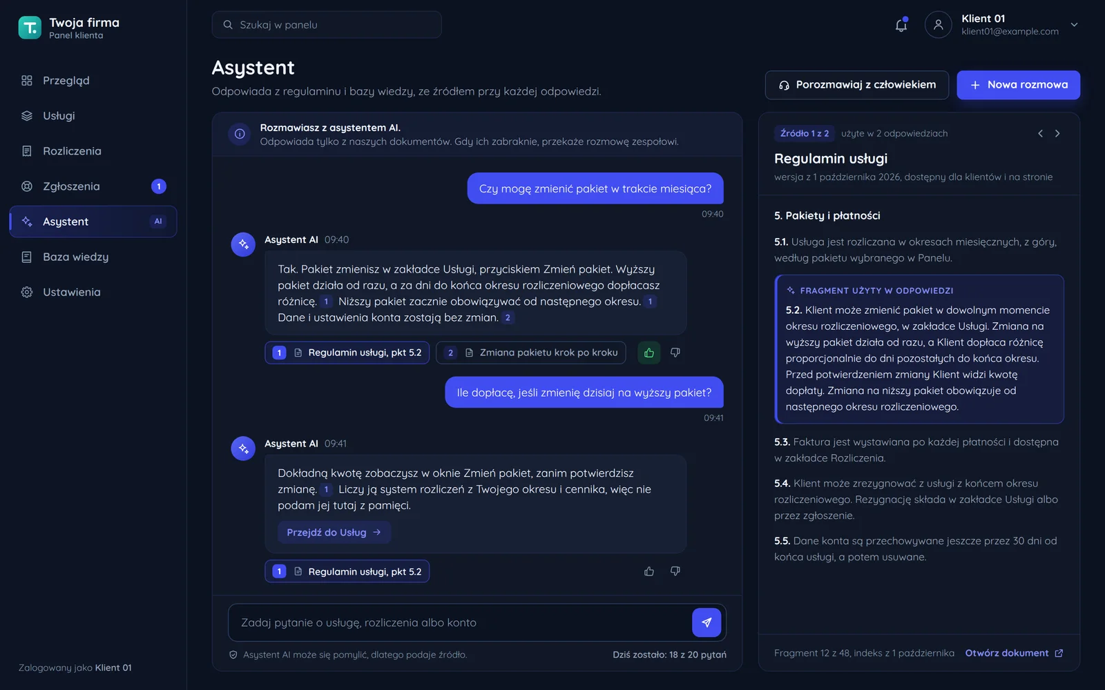 AI i chatboty