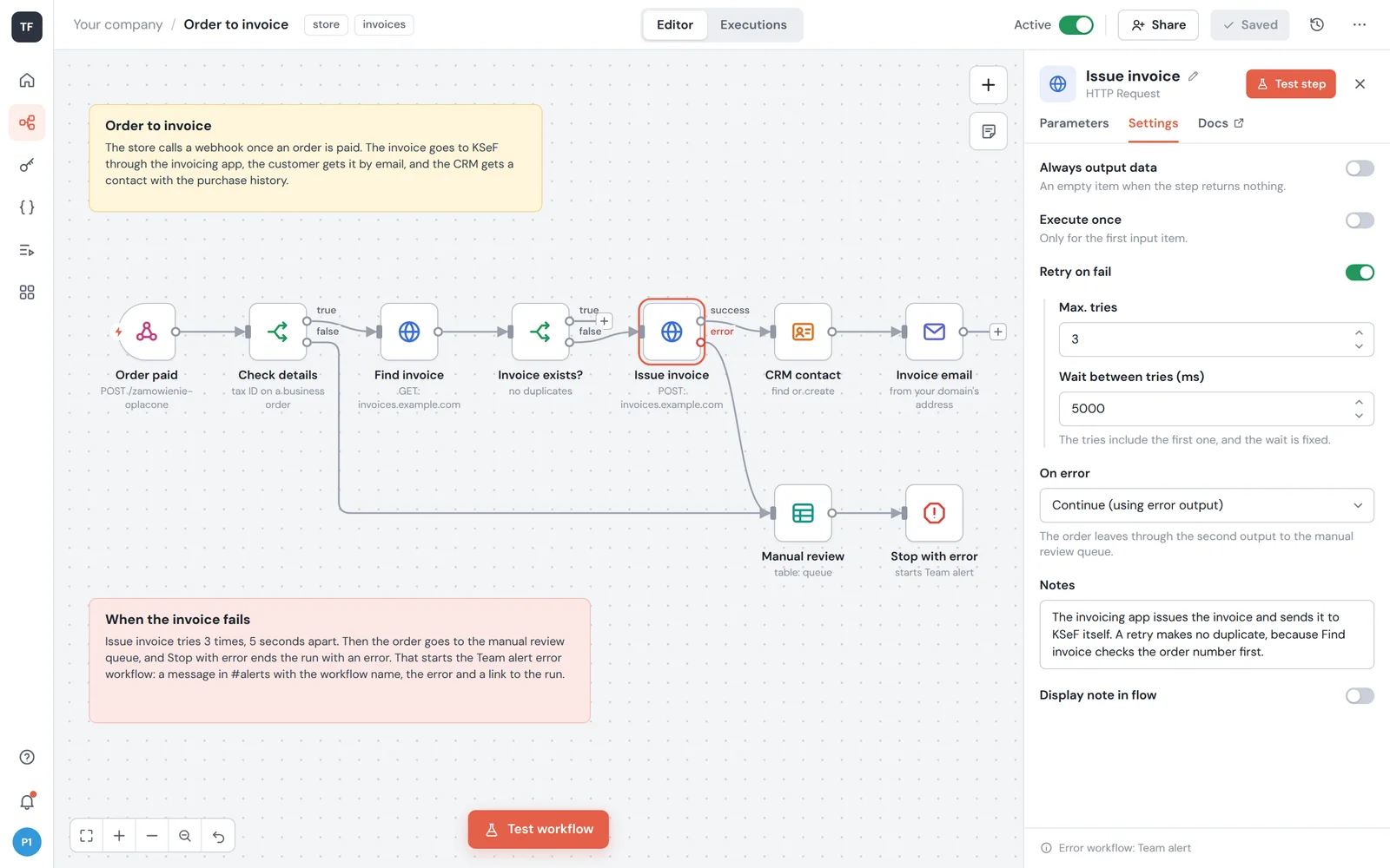 Process automation
