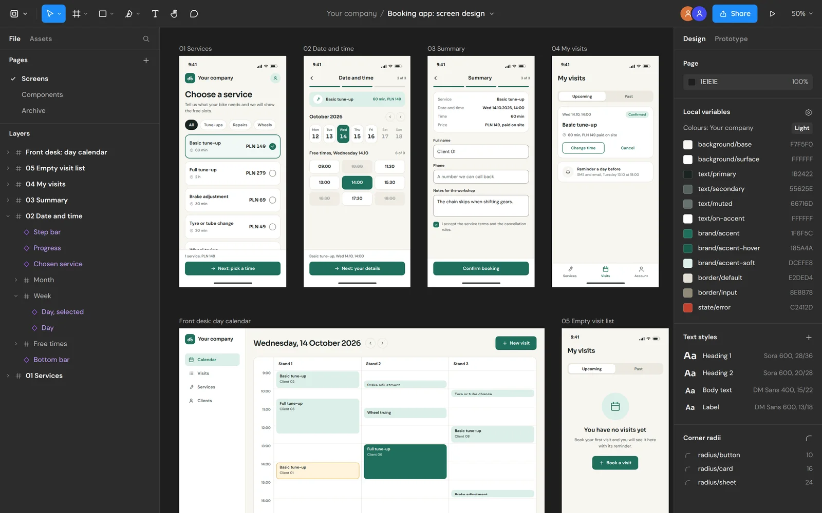 UI/UX design